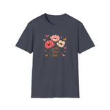 Printify T-Shirt Heather Navy / S Uplifting Poppy T-Shirt Uplifting Poppy T-Shirt 27974487007435882201
