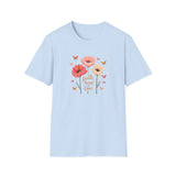 Printify T-Shirt Light Blue / S Uplifting Poppy T-Shirt Uplifting Poppy T-Shirt 32089133080374409228