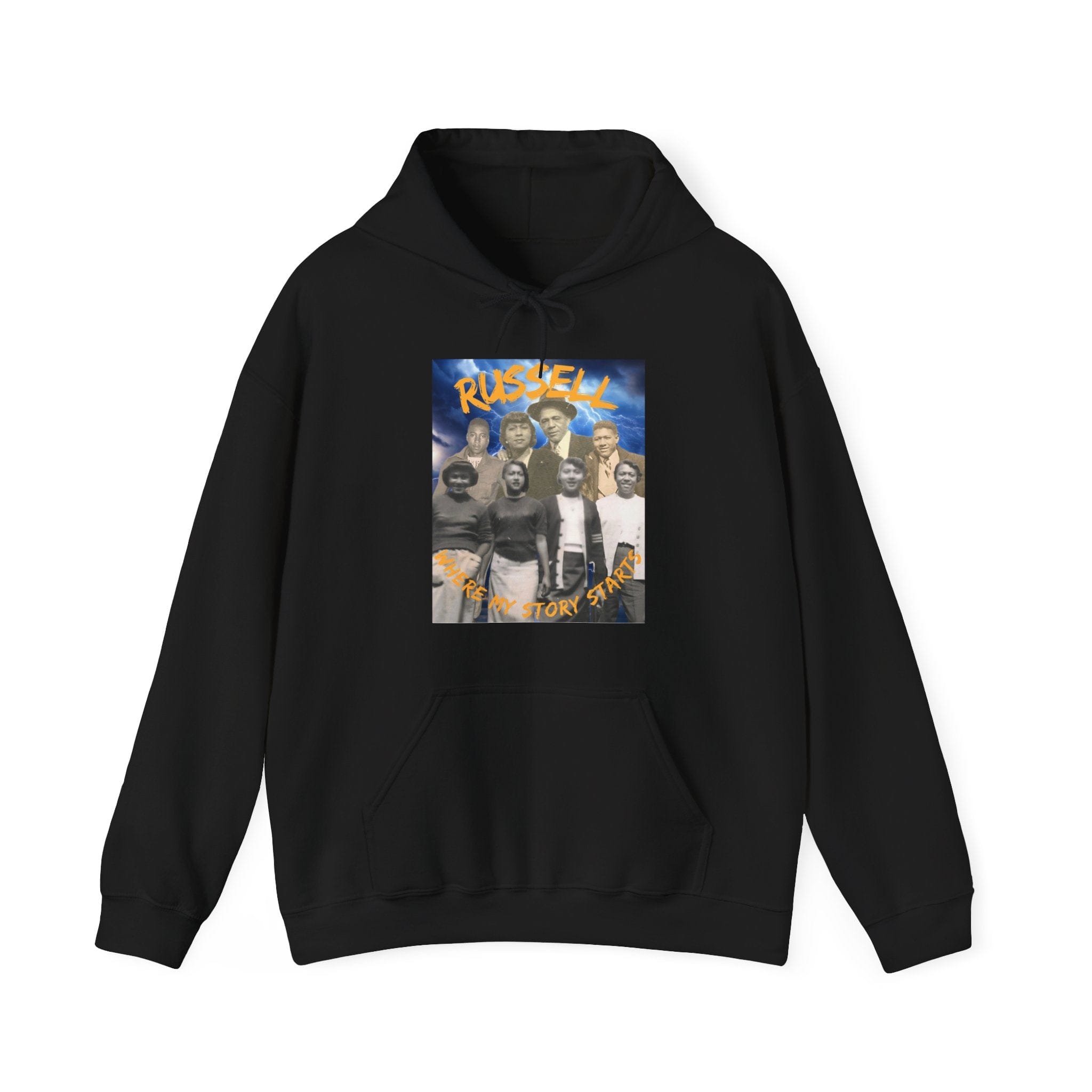 Printify Hoodie Black / S Vintage Russell Special Edition Vintage Russell Special Edition 19726607266276412740