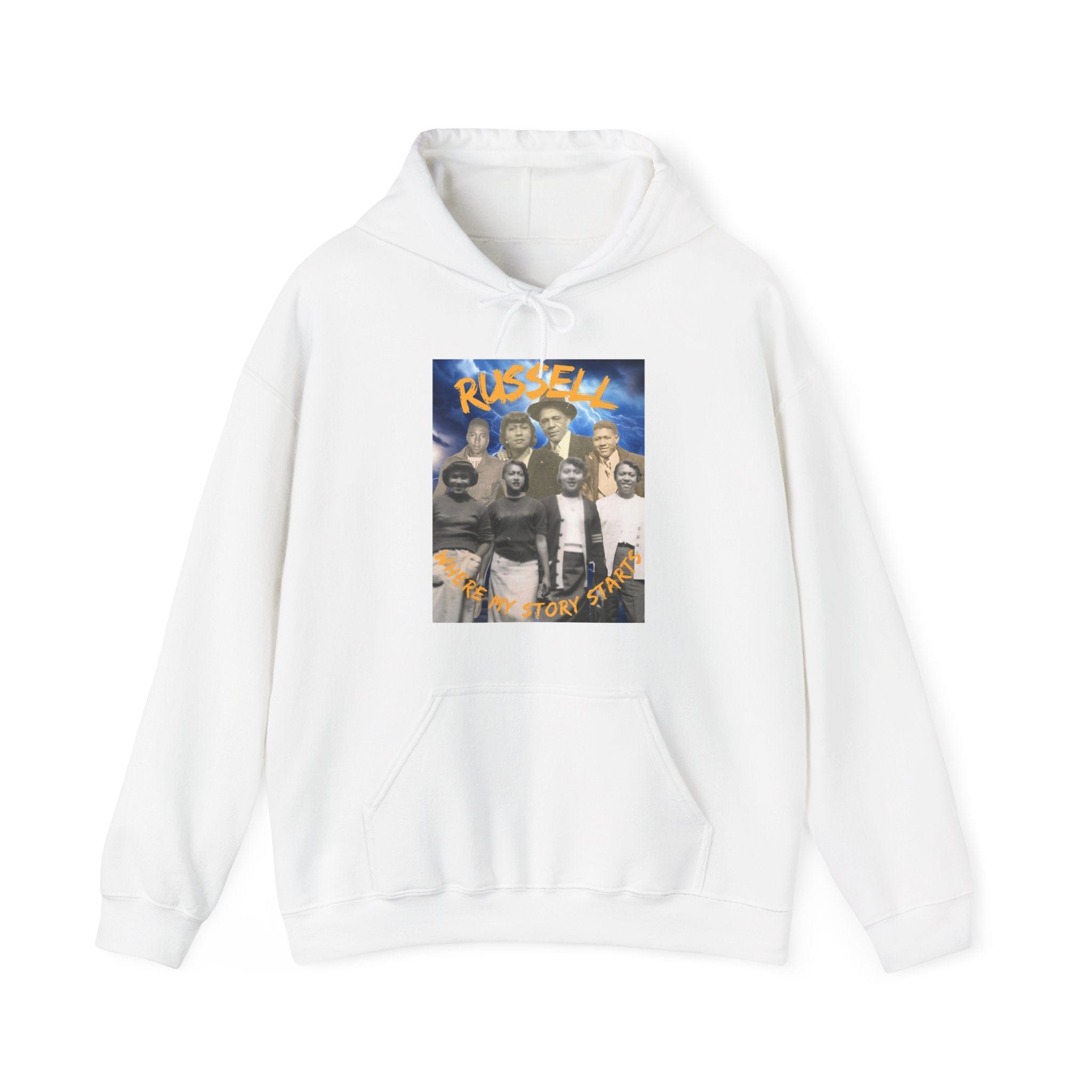 Printify Hoodie White / S Vintage Russell Special Edition Vintage Russell Special Edition 12440433670658157752