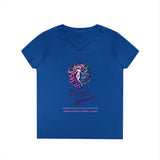 Printify V-neck S / Royal Virgo Ladies' V-Neck T-Shirt Virgo Ladies' V-Neck T-Shirt 15324782624522756793