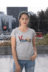 Printify V-neck Visualize V-Neck Visualize V-Neck