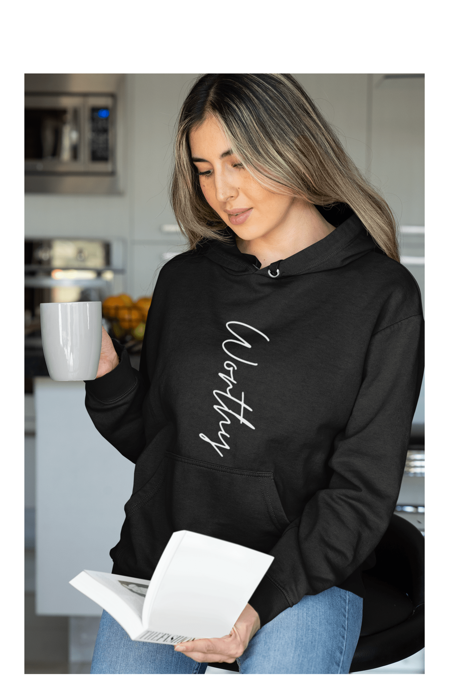 Printify Hoodie Worthy Hoodie Worthy Hoodie