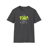 Printify T-Shirt Dark Heather / S Yoga & 3 People T-Shirt Yoga & 3 People T-Shirt 12349038074363032295