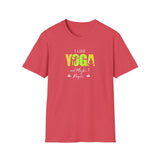 Printify T-Shirt Heather Red / S Yoga & 3 People T-Shirt Yoga & 3 People T-Shirt 24007028792289896105