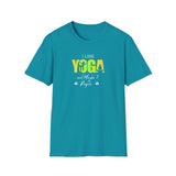 Printify T-Shirt Tropical Blue / S Yoga & 3 People T-Shirt Yoga & 3 People T-Shirt 18675742124184028933