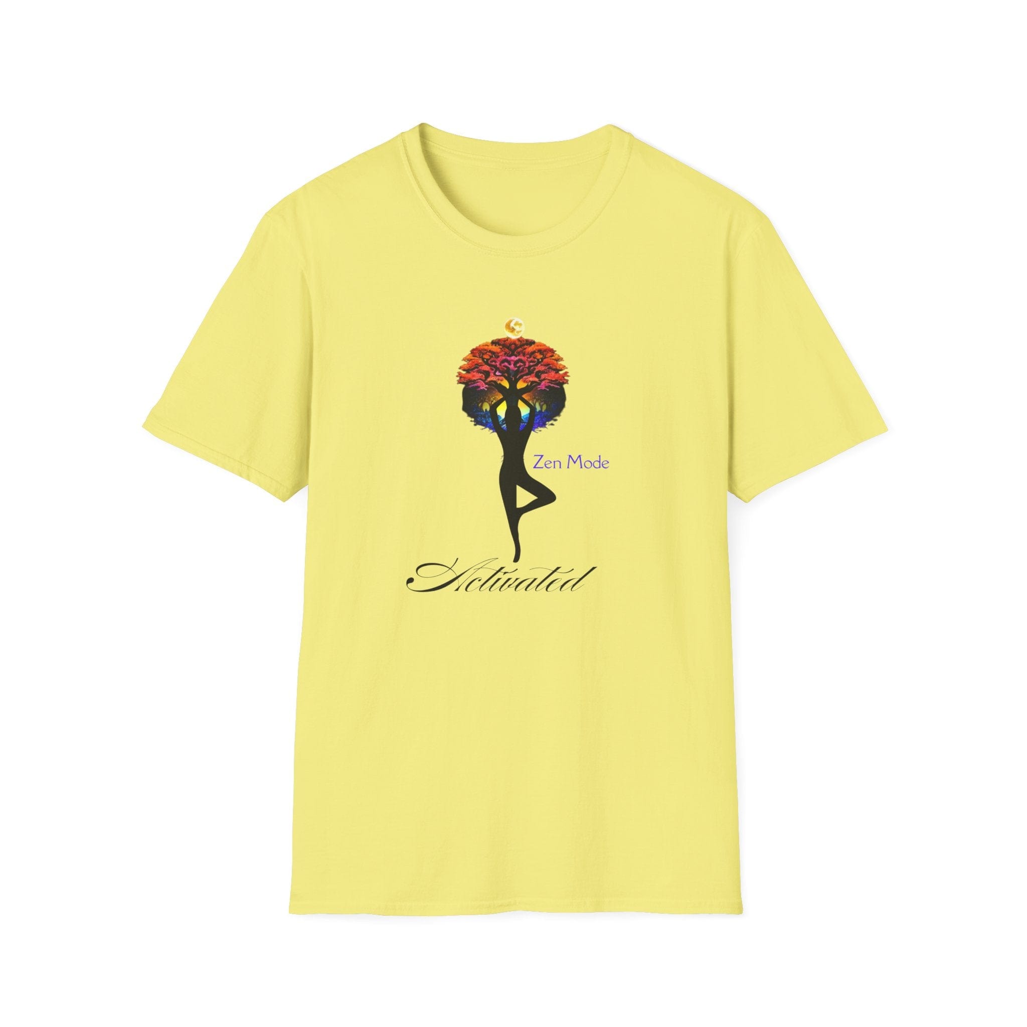 Printify T-Shirt Cornsilk / S Zen Mode Activated T-Shirt Zen Mode Activated T-Shirt 30639756643252532493