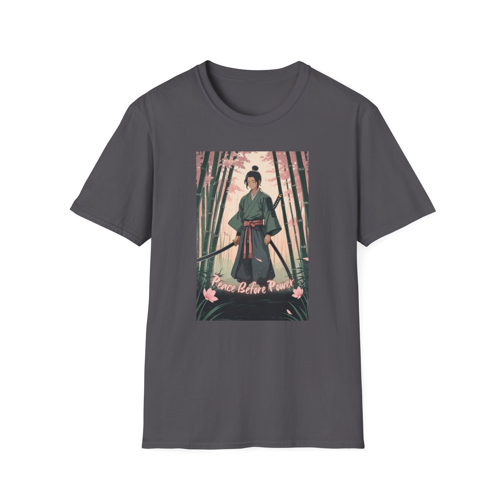 Printify T-Shirt Charcoal / S Zen Samurai Zen Samurai 68580419530330648283