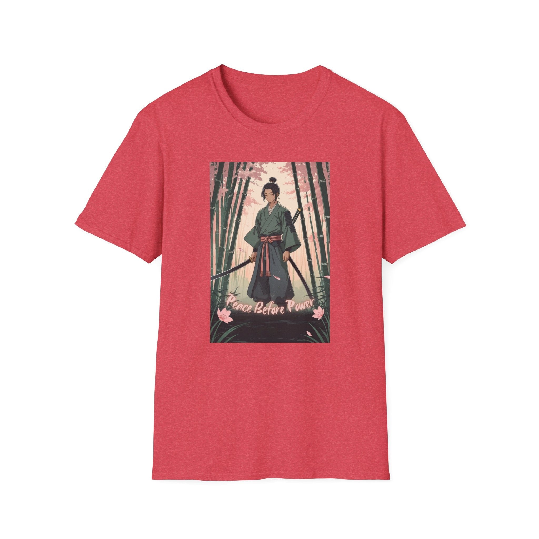 Printify T-Shirt Heather Red / S Zen Samurai Zen Samurai 87003963922188330787