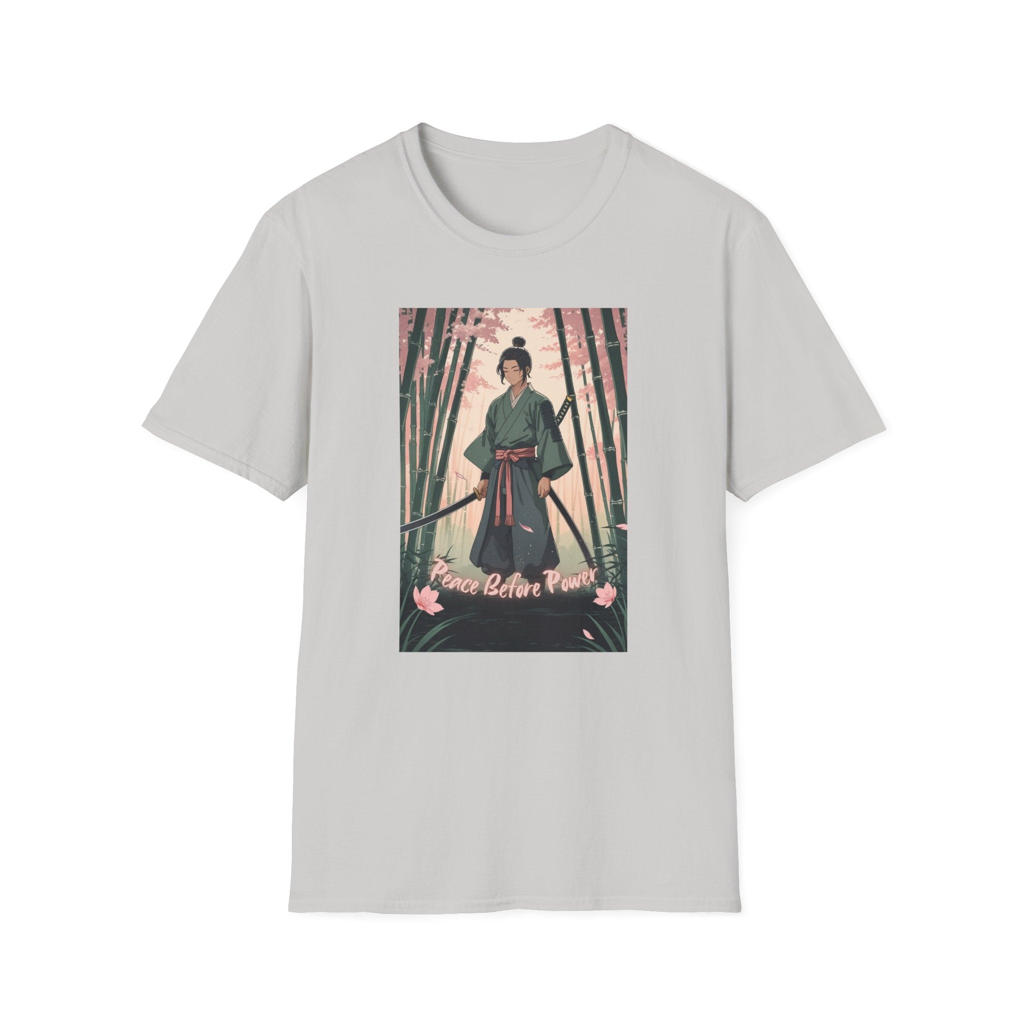 Printify T-Shirt Ice Grey / S Zen Samurai Zen Samurai 67676656259228474596